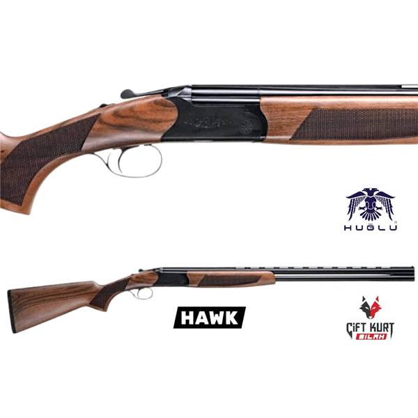 Huğlu HAWK Süperpoze Tek Tetik Ağaç Siyah Av Tüfeği